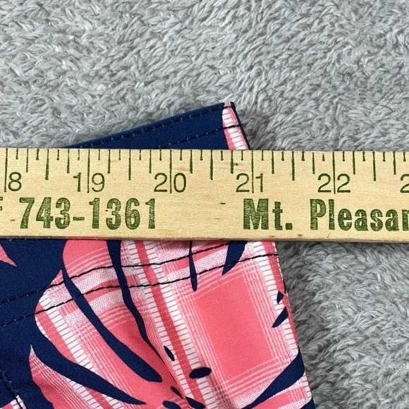 Tommy Bahama Baja Palms Plaid 40 Swim Trunks Board Shorts Beach Summer Stretch - Picture 8 of 16